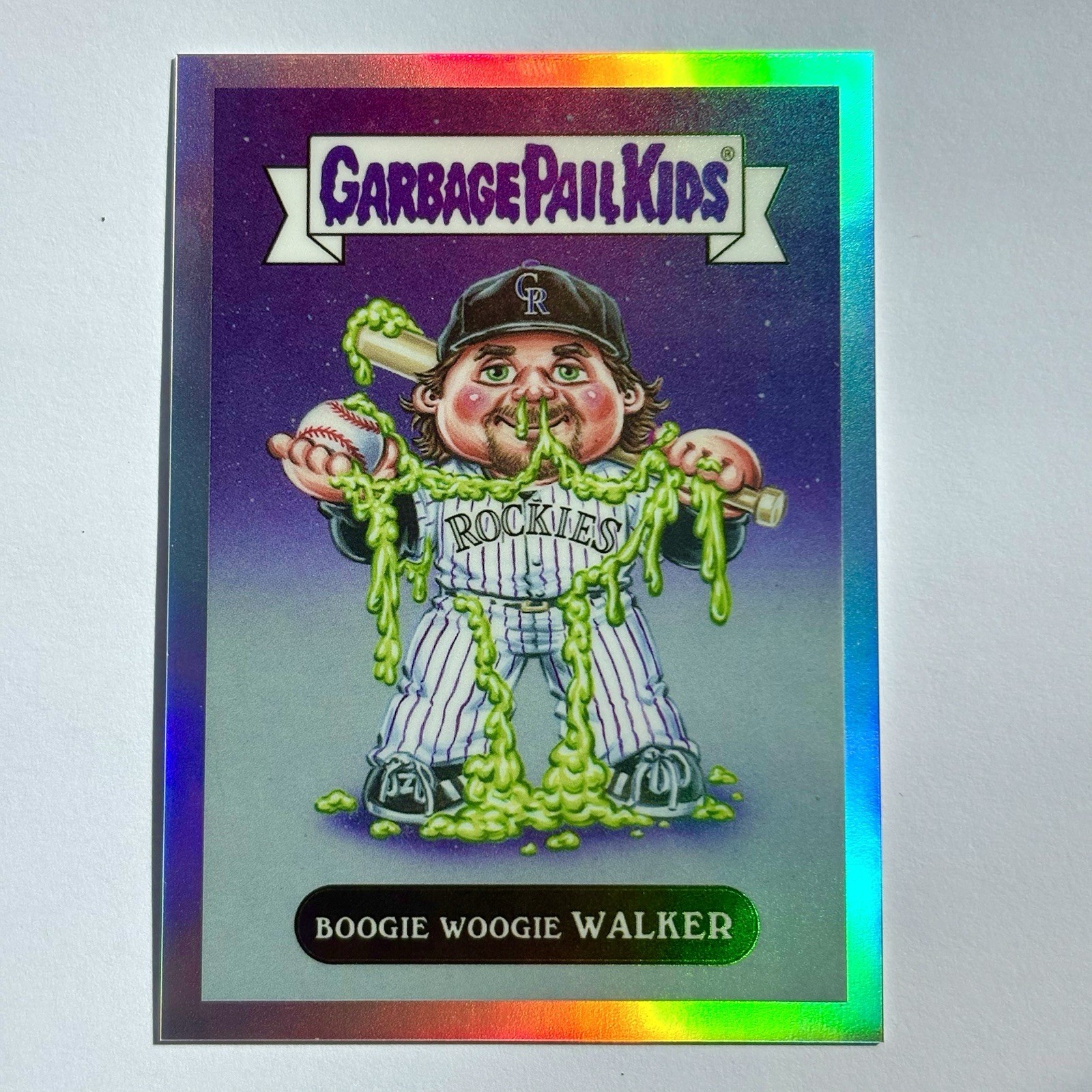 2026 Bowman Chrome Larry Walker Boogie Woogie Garbage Pail Kids #GPK-26 SSP HOF