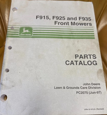 #ad John Deere Parts Catalog F915 F925 F935 Front Mower PC2075 $30.59