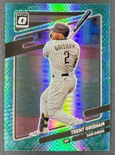 2021 Donruss Optic - Trent Grisham #125 Green Dragon Scales /88 SSP