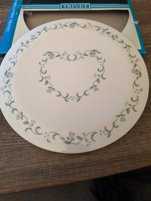 CORELLE COORDINATES COUNTRY COTTAGE 8 INCH FOOTED TRIVET NEW FREE USA SHIPPING
