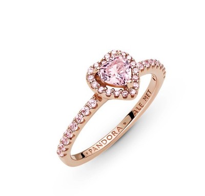 Pandora Cubic Zirconia Sparkling Heart Ring