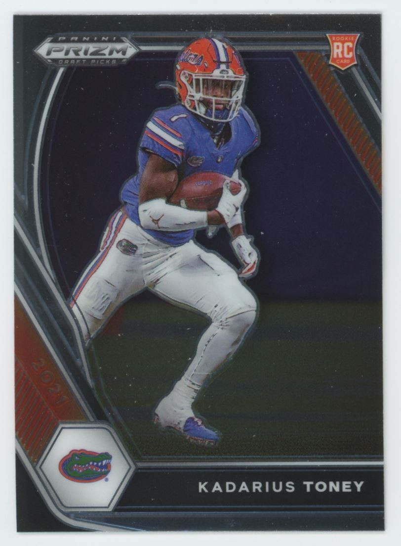 2021 Panini Prizm Draft Picks Kadarius Toney Rookie Florida Gators #117