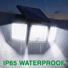 Luz Lamparas 286 LED Luces Solares Exterior Para Patio Con Sensor De Movimiento