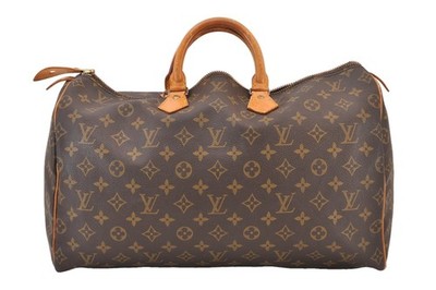 Authentic Louis Vuitton Monogram Speedy 40 Hand Boston Bag M41522 LV 661AB