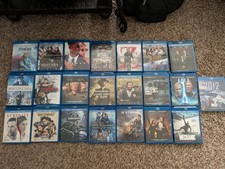 113 lot BLU-RAY movies assorted bulk See Pics Action Scifi Drama Like New