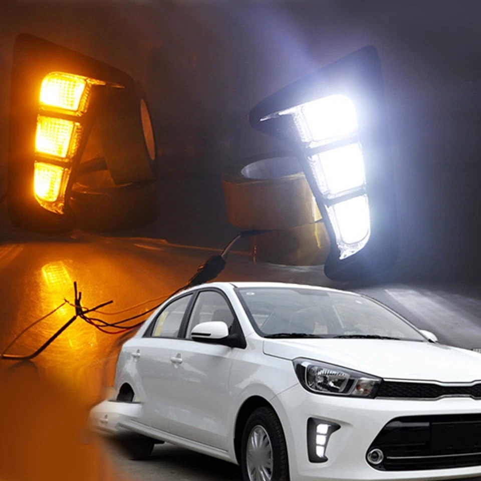 For Kia Fog Lamp Car Modification For Car Modification High Universality Fit - Image 3 of 4