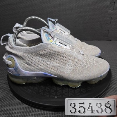 Nike Air VaporMax 2020 Flyknit Shoes Mens Size 6 Gray Knit Sneakers CJ6740-100