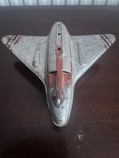 Vintage Brimtoy Tin Plate Plane For Restoration