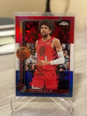 2025-26 Topps Chrome Red White & Blue Refractor - Matisse Thybulle #169