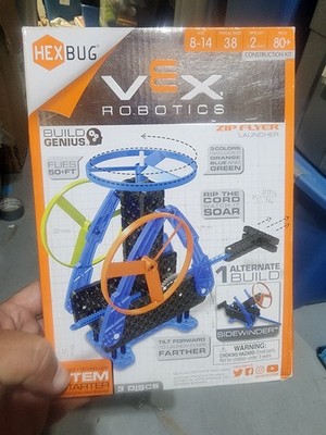 NEW Vex Robotics Hex Bug Stem Zip Flyer Launcher Science STEM DIY Toy 2in1 Kit 