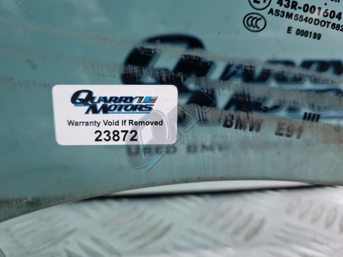 BMW Driver O/S Right Rear Factory Tinted Window Drop Glass 3 Series E91 Estate - Picture 7 of 9