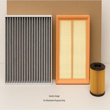 Service Kit (Air/Oil/Cabin Filters) for Mercedes Benz C250d TD 2.5 1996-2000