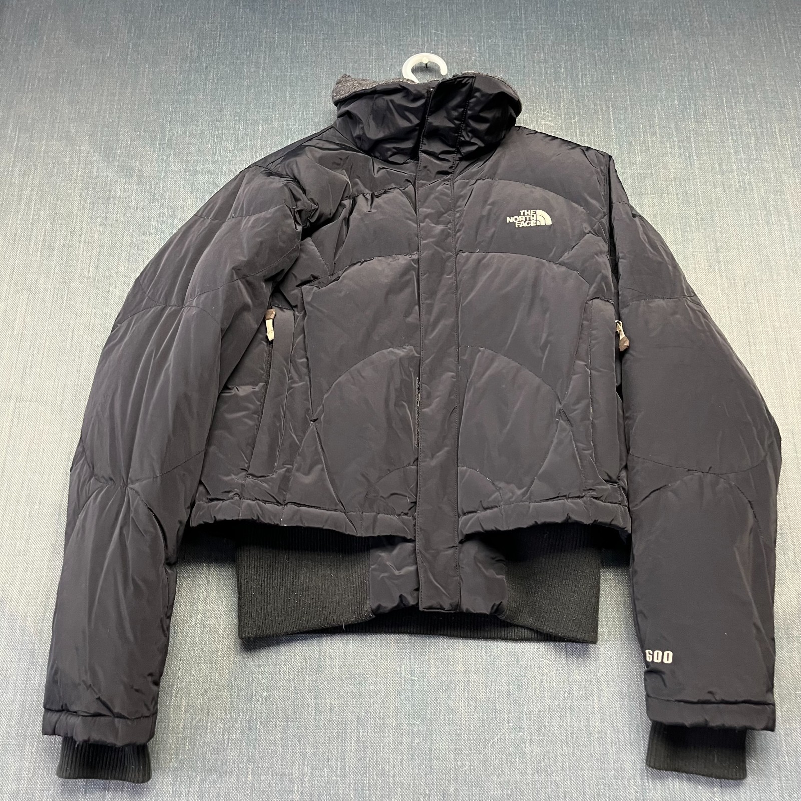 The North Face Women's Puffer Jacket Size M Black 600 Fill Down Insulated Winter