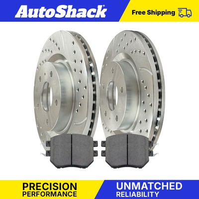 Front Disc Brake Rotors with Pads Set for Nissan Murano Maxima 3.5L