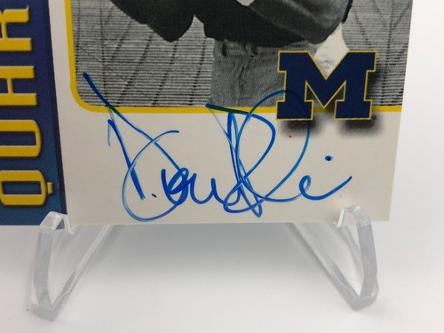 TK Legacy DENNIS FRANKLIN AUTO Card QUARTERBACK COLLECTION #/300 Signed MICHIGAN - Picture 5 of 8
