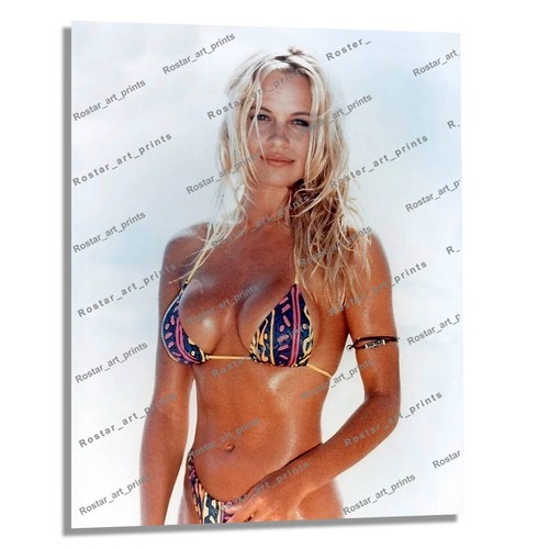 8x10 PAMELA ANDERSON * RARO Bikini Candid anni 90 ESCLUSIVA stampa fotografica HQ+ PAN005 - Foto 1 di 3