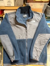 THE NORTH FACE Full Zip Jacket Denali Windstopper Fleece Boys XL Blue Gray