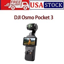 DJI Osmo Pocket 3 Gimbal Stabilizer 3-Axis Handheld 4K 120fps Black Camera US