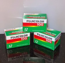 3 rolls real Fujicolor 100 expired 35mm Fuji color negative film made in Japan