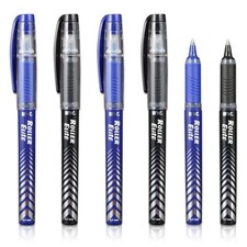 GEL pen Roller Elite Blue And Black Fine Point Set For Office Supplies, Schoo...