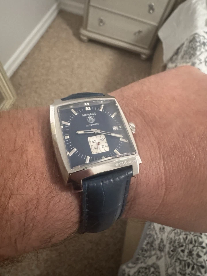 Reloj TAG Heuer Monaco negro para hombre - WW2110 Foto 3 de 4