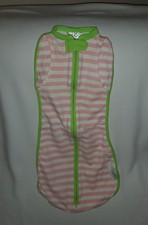 Woombie Swaddle Snuggle Sleep Convertible Sleepsack Size NB 0-3M 5-13lbs Pink