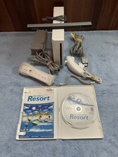 Nintendo Wii White RVL-001 Console Bundle-Wii Sports Resorts-Controller-Tested