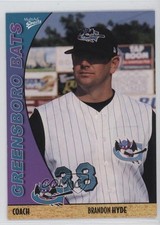 2004 MultiAd Sports Greensboro Bats Brandon Hyde #34 1b3