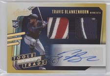 2021 Panini Absolute Spectrum Gold 5/10 Travis Blankenhorn #TT2S-TB Auto 7m3