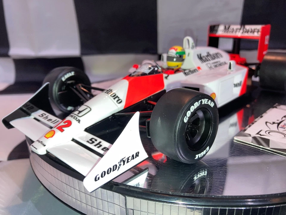 1:18 Premium X 18002 Ayrton Senna Mclaren Honda MP4/4 #12 World Champion 1988 - Immagine 2 di 4