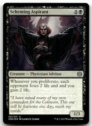 Scheming Aspirant 107 Foil Phyrexia: All Will Be One
