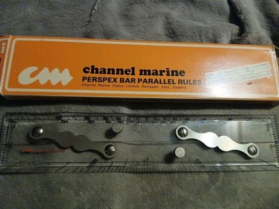 Vintage Kanal Marine Plexiglas Stab Parallel Lineal 