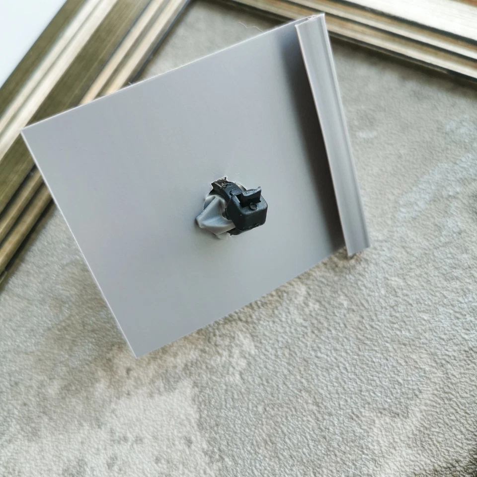 Anillo Robert Lee Morris Raro Vintage Chapado en Plata Vidrio Verde Diseño Audaz Foto 4 de 4