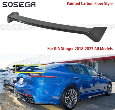 #ad For KIA Stinger 2018 2023 Scorpion GT Style Carbon Fiber Rear Trunk Spoiler Wing $119.99