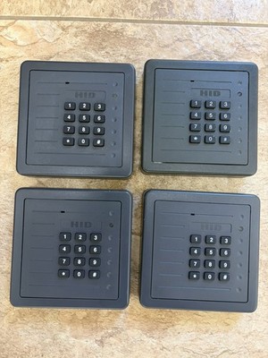 HID Proximity ProxPro 5355AGK14 Keypad Access Control Card Readers. Lot of 4