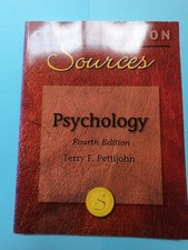 Classic Edition Sources: Psychology - paperback Pettijohn, Terry