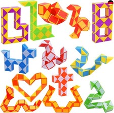 Magische Schlange Würfel GOLDGE 13 Stück 24 Blöcke Puzzle Magic Spielzeug Pa