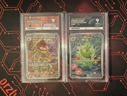 Pokémon TCG 2X Ace 9 Gem Mint