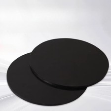 Black ABS Plastic Circular Sheet Round Board Plate High Temperature Resistance