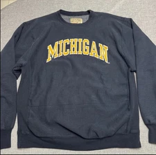 Vintage University of Michigan Reverse Weave Sweatshirt XL Heavyweight