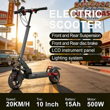 25MPH APP-Smart Dual-Shock E-Scooter - Adult Xmas/Birthday Hit 10"