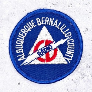 Albuquerque Bernalillo County Civil Defense Radio Patch • 1960s Era New Mexico