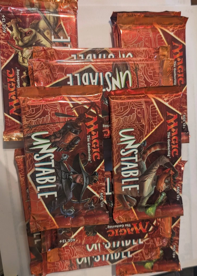 Magic: The Gathering Unstable Sealed Collectible Card Game Packs