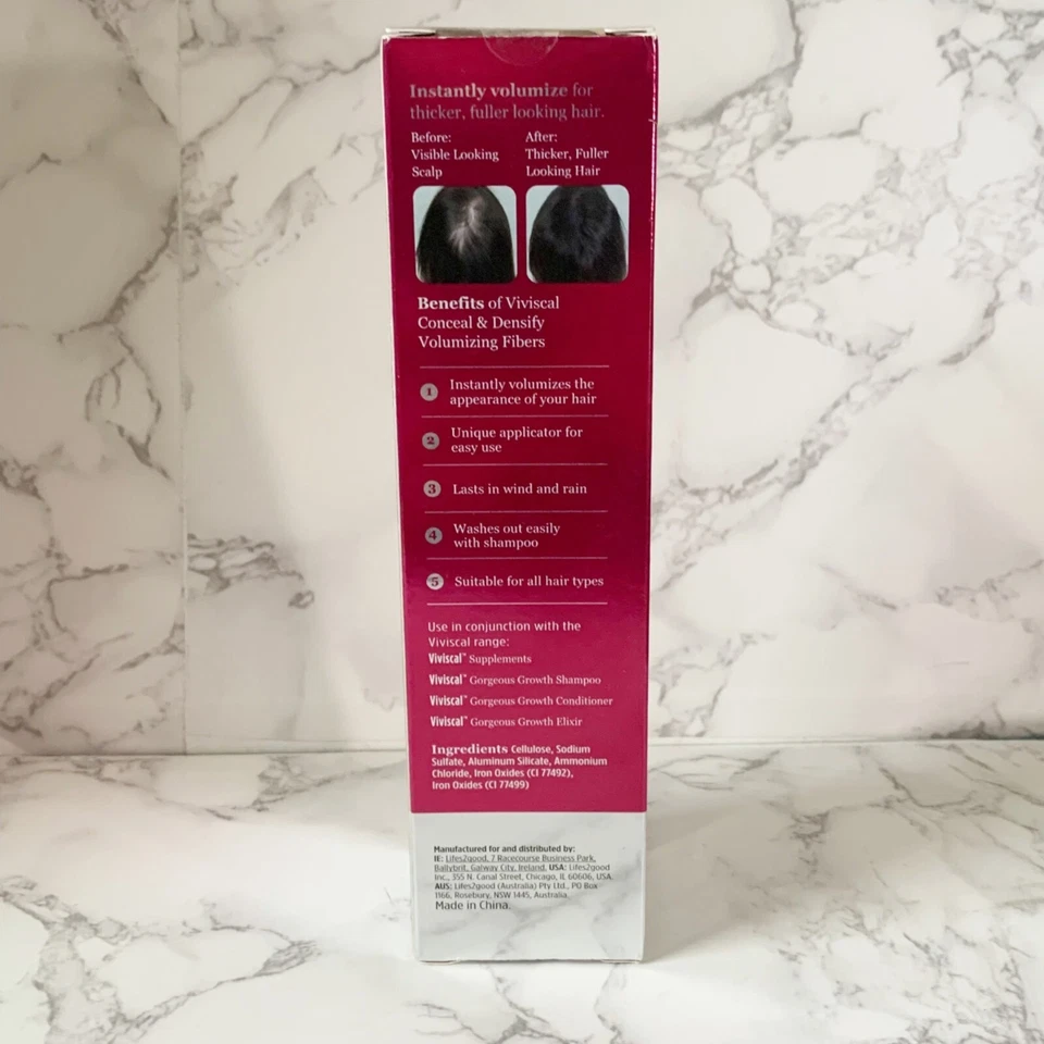 Fibras voluminizadoras Viviscal Blonde Ocultar y Densificar 15 g / 0,53 OZ Foto 3 de 4