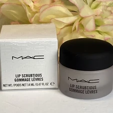 MAC Lip Scrubtious Sweet Vanilla 14ml/0.47oz Lip Scrub New in Box AUTH Free Ship