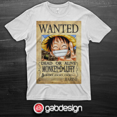 Wanted One Piece Poster T-Shirt - 100% Baumwolle