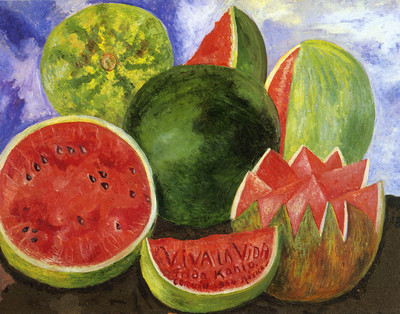 Frida Kahlo Viva La Viva Canvas Print 16 x 20