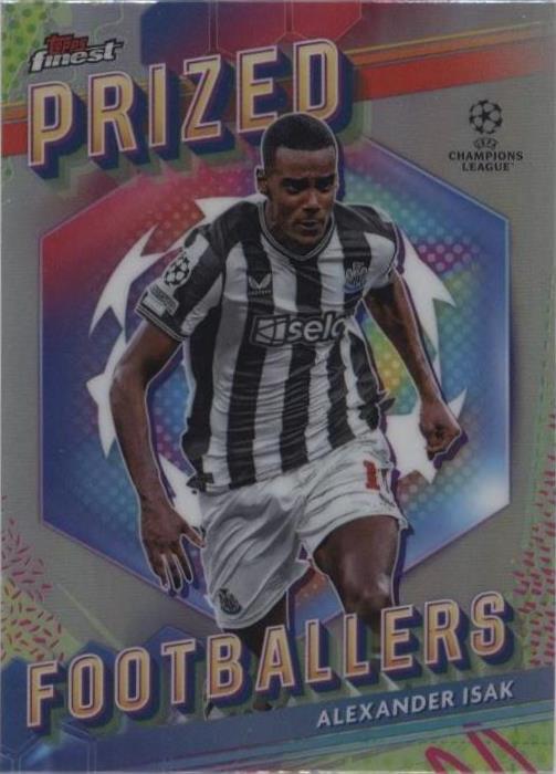 2023-24 Topps Finest UEFA Club Competitions - Prized Footballers #PF-14 Alexander Isak