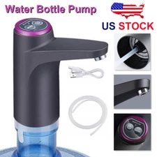 Water Bottle Switch Pump Electric Automatic Universal Jug Dispenser USB 5 Gallon