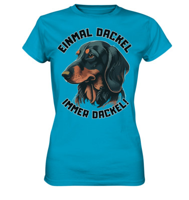 Ladies Premium Dackel Dachshund Bester Freund Dog Niedlich Süß Welpe Geschenk